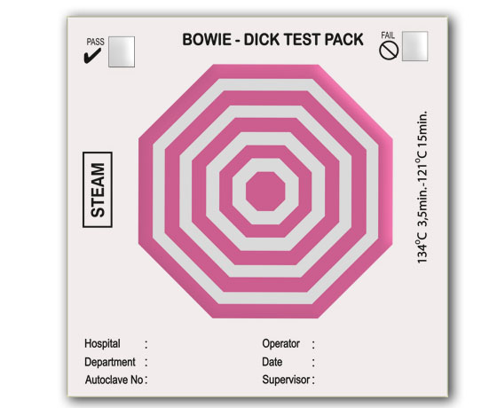 bowie dick self adhesive